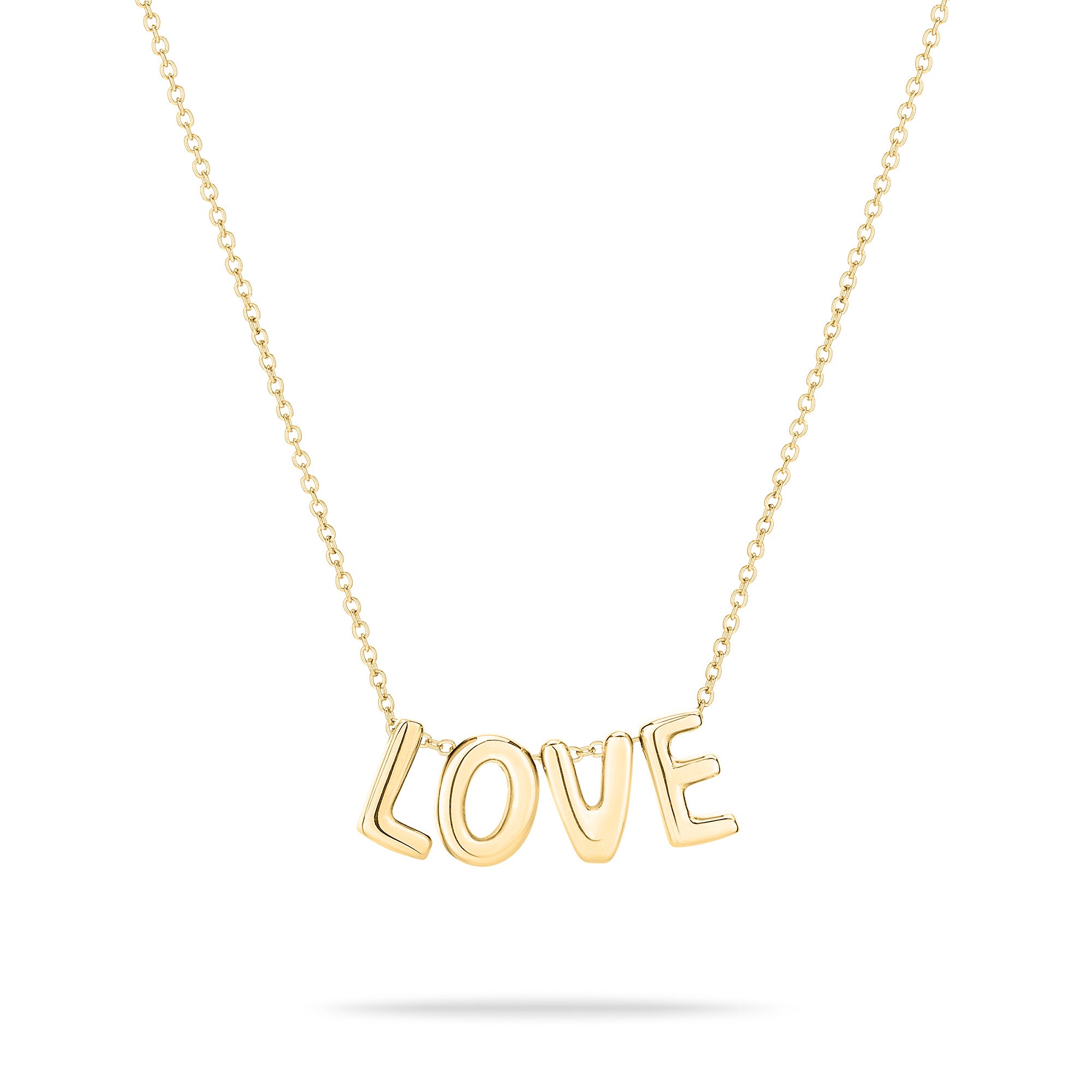 Die Echtzeit Halskette - Love Letters von Echtzeit ist eine filigrane Damenkette mit elegantem Schriftzug - das perfekte Schmuckstück für besondere Anlässe.