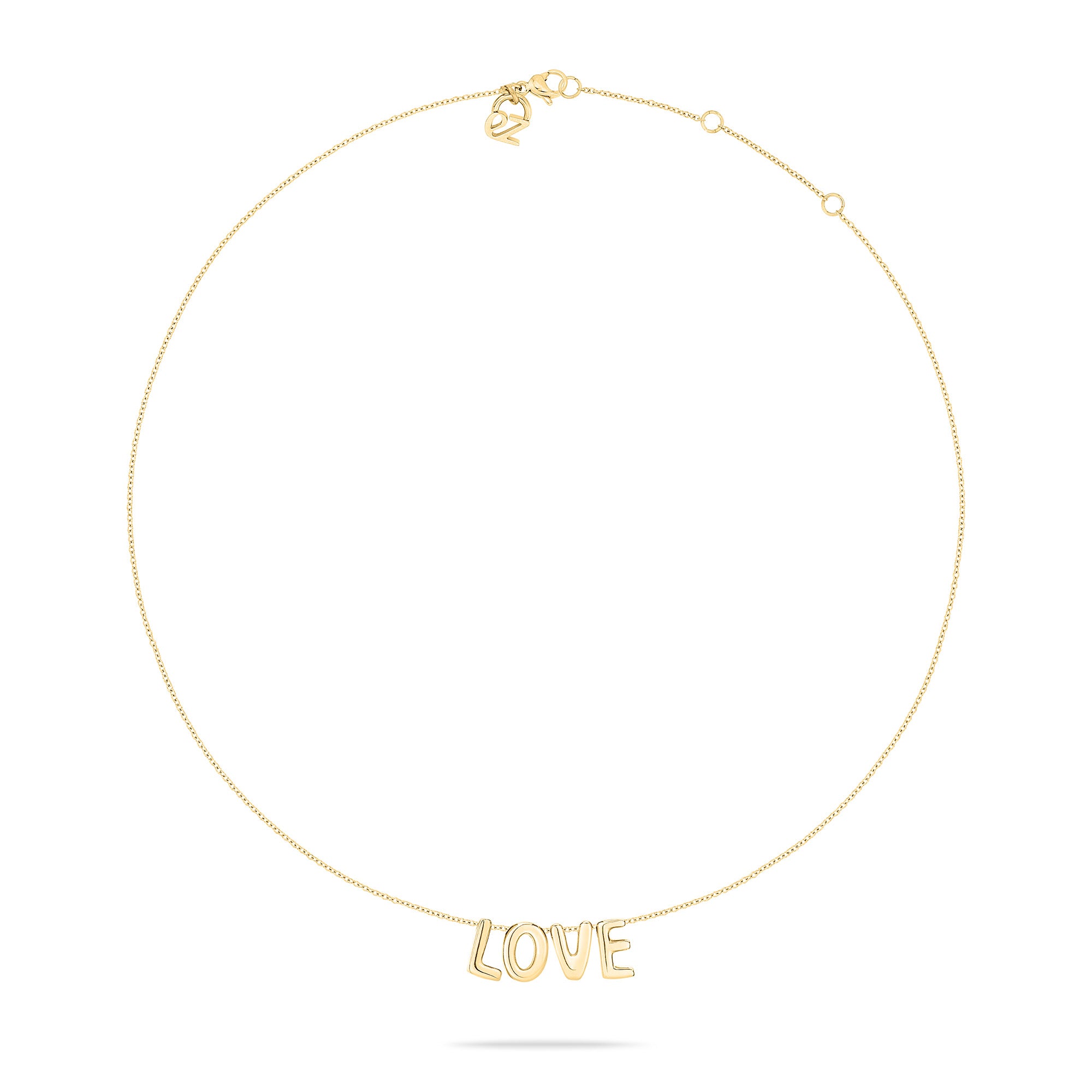 Die Echtzeit Halskette - Love Letters von Echtzeit ist eine elegante Damenkette mit zartem Design und LOVE-Anhänger - ideal für besondere Momente.