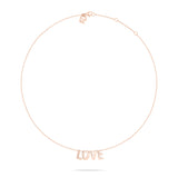 Die Echtzeit Halskette - Love Letters von Echtzeit begeistert mit stilvollem Anhänger und zarter Kette - ein modisches Accessoire, elegant auf weißem Hintergrund präsentiert.