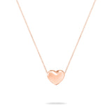 Die Echtzeit Halskette - Puffy Heart von Echtzeit ist eine minimalistische Kette mit kleinem, roségoldenem Herzanhänger - ein zeitloses und filigranes Accessoire für jeden Anlass.