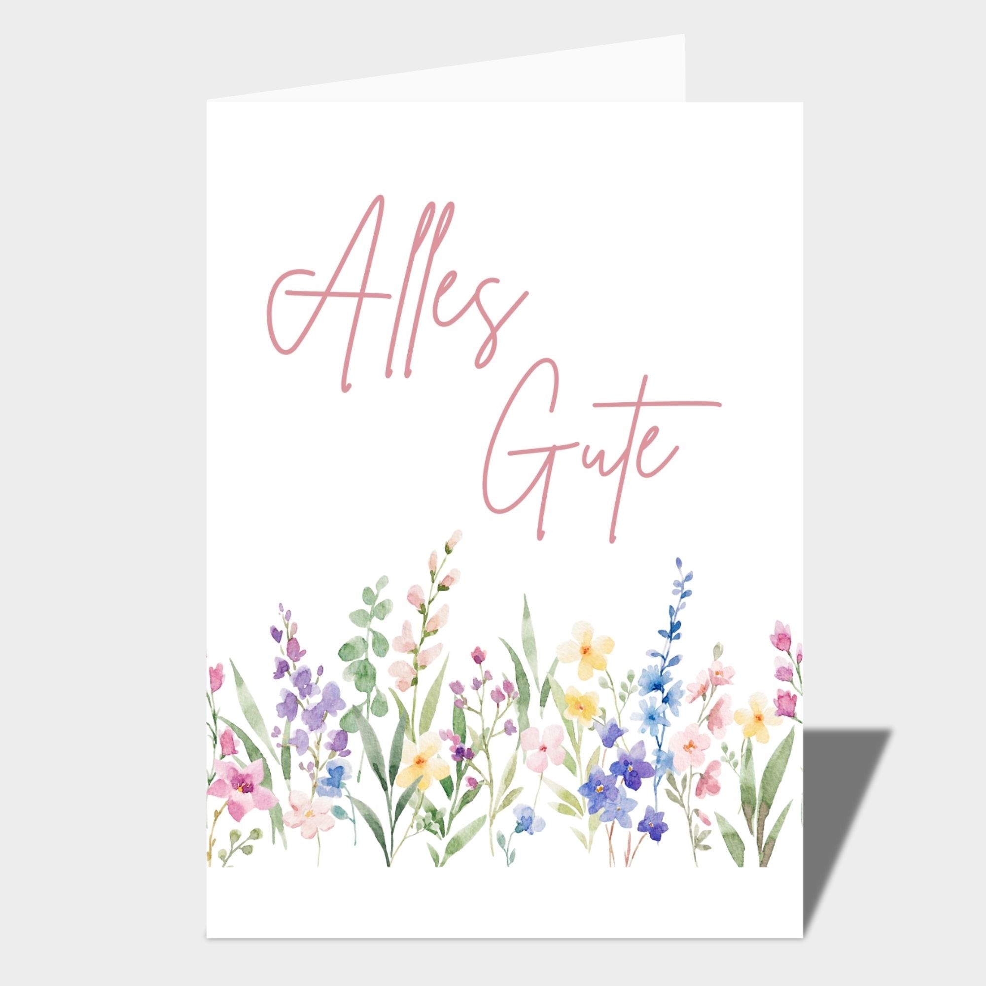 Klappkarte – Alles Gute DIN A6 - Cool | Time