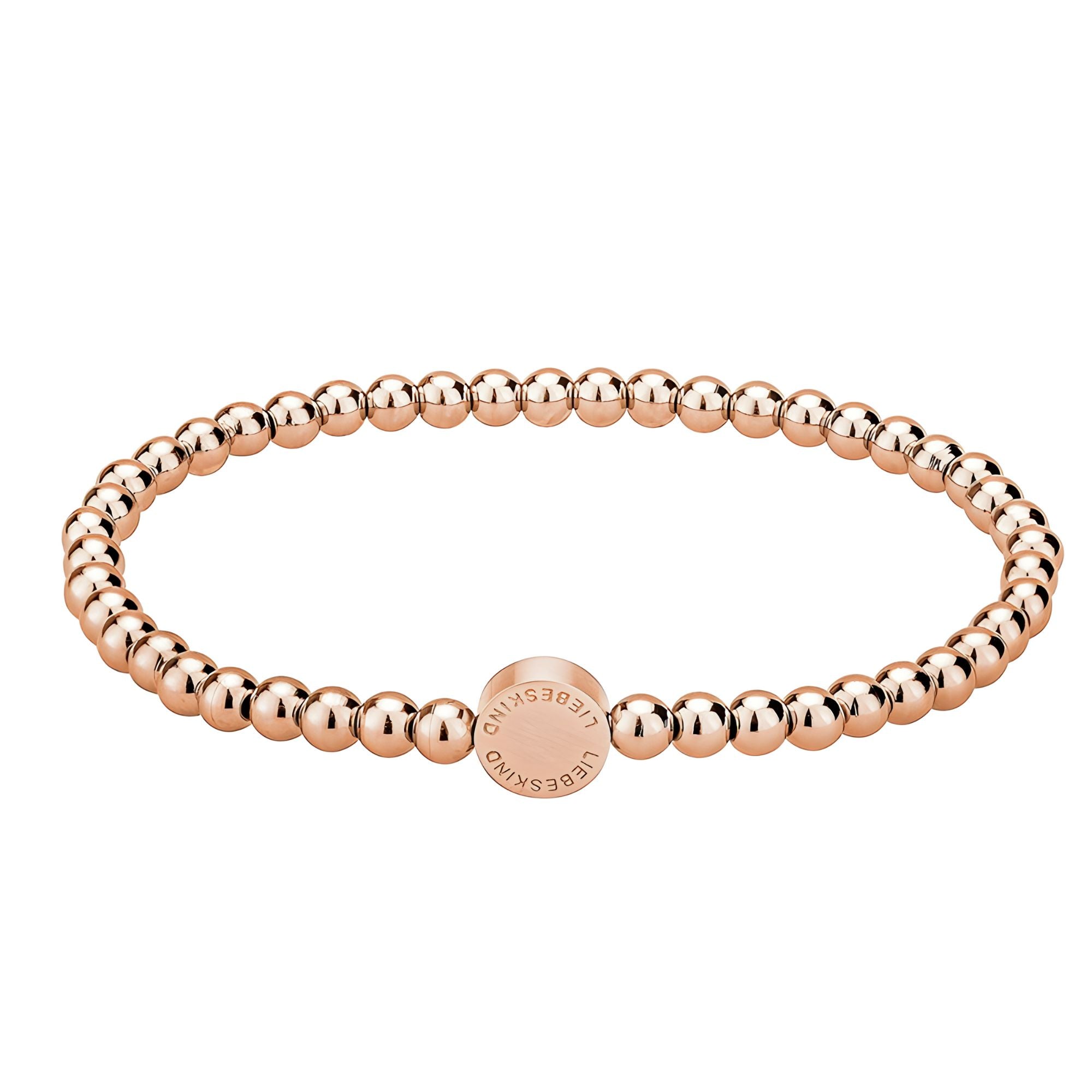 Liebeskind Berlin Armband bestehend aus roségoldenen Edelstahlbeads; Produktbild