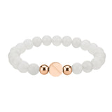 Liebeskind Berlin Armband bestehend aus weißen Quarzbeads; Produktbild
