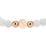 Liebeskind Berlin Armband bestehend aus weißen Quarzbeads; Zusatzbild