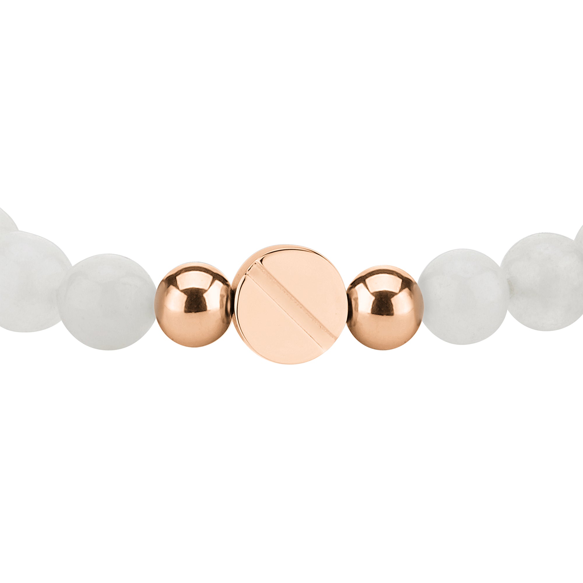 Liebeskind Berlin Armband bestehend aus weißen Quarzbeads; Zusatzbild