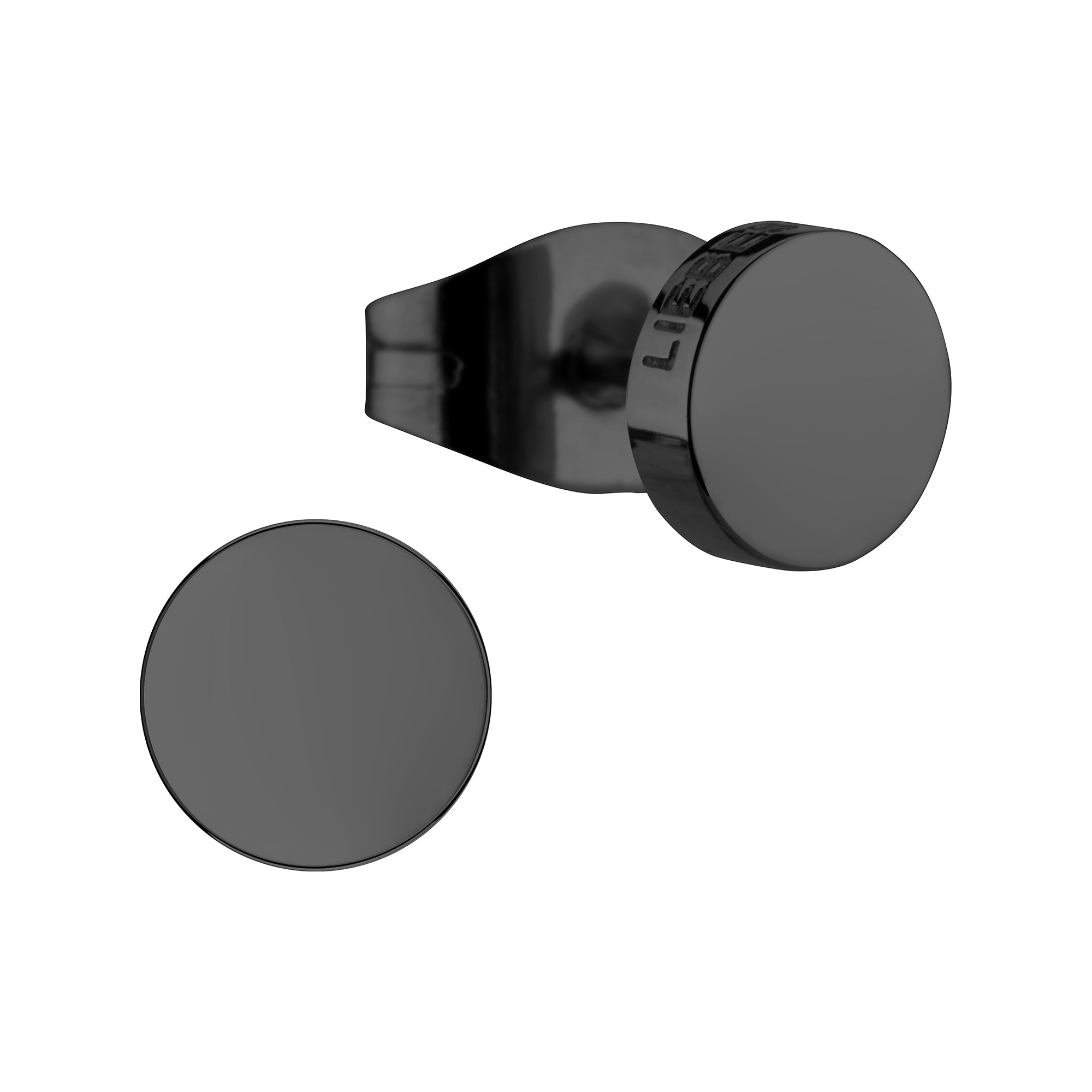 Liebeskind Berlin Ohrstecker in Kreisform, in der Farbe schwarz; Zusatzbild