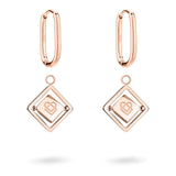 Der LIEBESKIND BERLIN Ohrhänger - Swinging Icon von Liebeskind Berlin besteht aus geometrischen, rautenförmigen Anhängern mit einem Herz in der Mitte - perfekt als elegantes Accessoire für jeden Anlass.