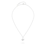 Die LIEBESKIND BERLIN Halskette - Urban Heart präsentiert ein elegantes, silbernes Kettendesign mit einem kleinen, flachen, sechseckigen Anhänger - ein zeitloses Schmuckstück von Liebeskind Berlin.