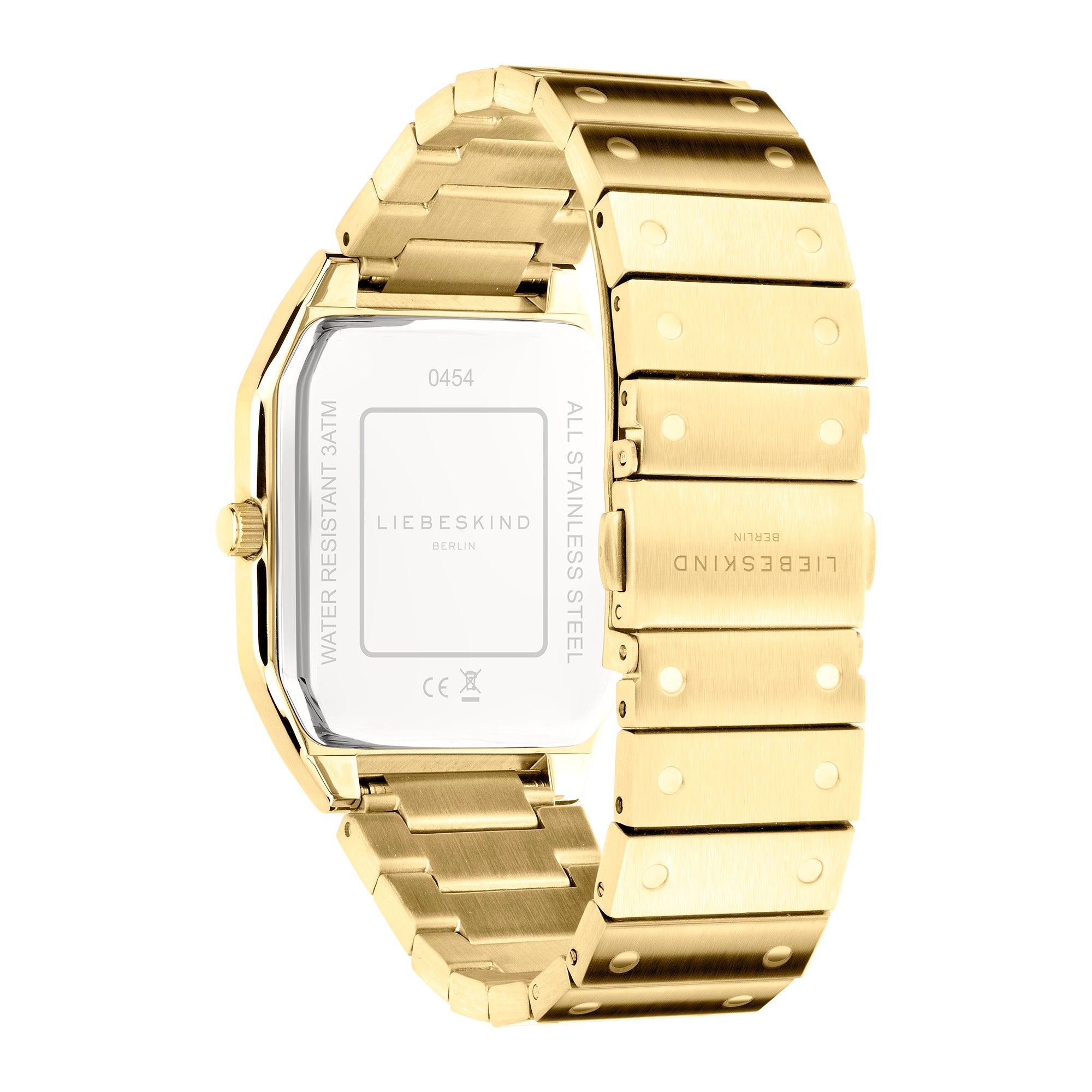 Die LIEBESKIND BERLIN Armbanduhr - The Modern Staple überzeugt mit rechteckigem Gehäuse, gravierter Rückseite und "Liebeskind Berlin" Branding - die perfekte Wahl für stilbewusste Damen.