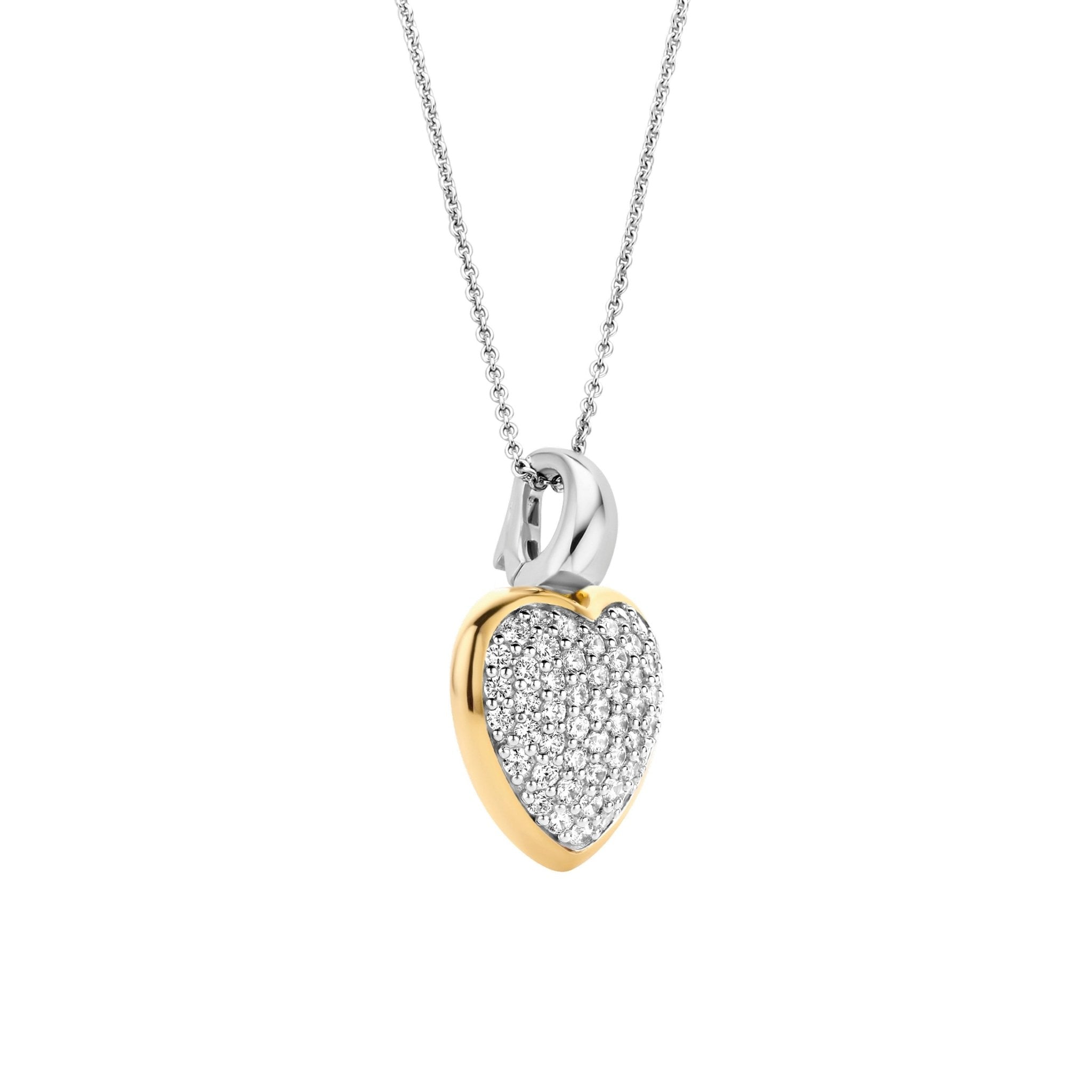 Ti Sento Milano Anhänger – The Sparkling Heart Pendant - Cool | Time