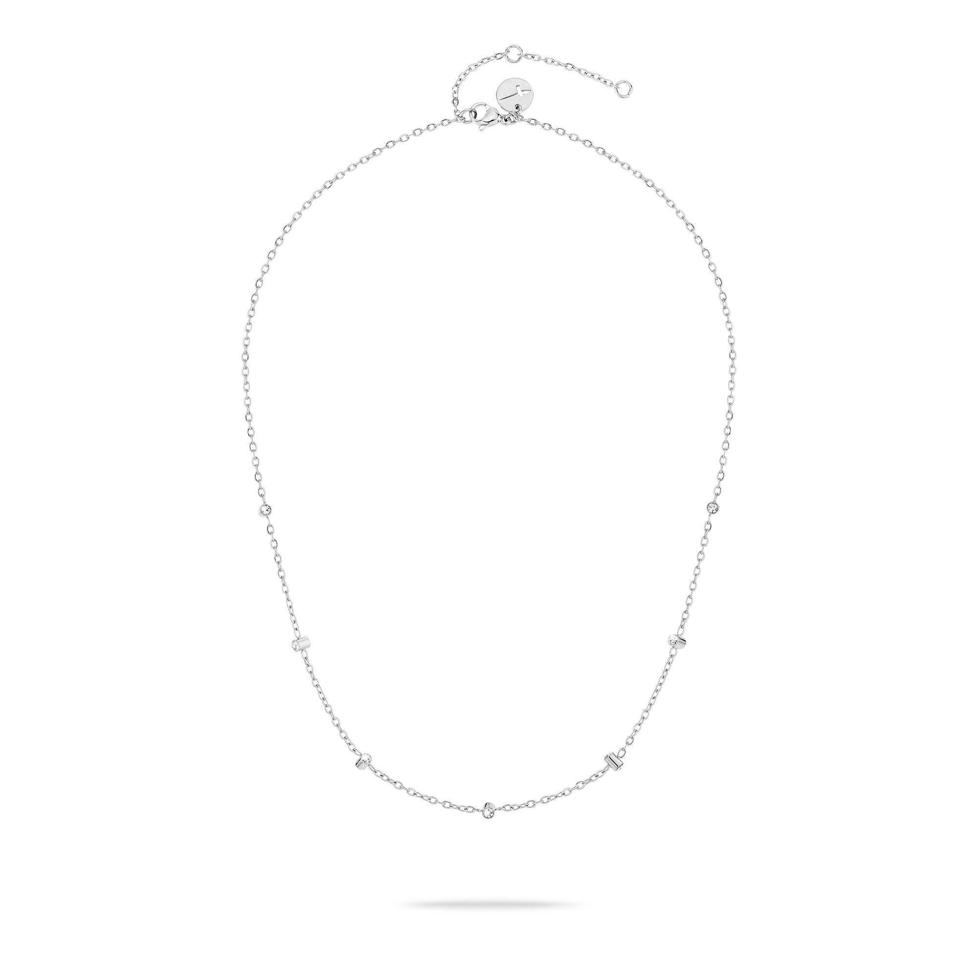Die Tamaris Halskette - Tiny Tubes von Tamaris besteht aus einer zarten Silberkette mit kleinen Röhrchen, die sie zu einem eleganten Accessoire für jede Gelegenheit macht.