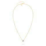 Das Tamaris Set - The Layer von Tamaris besteht aus einer eleganten goldenen Schlangenkette mit einem einzelnen runden Diamanten als Anhänger - perfekt, um Ihrem Stil Raffinesse zu verleihen.