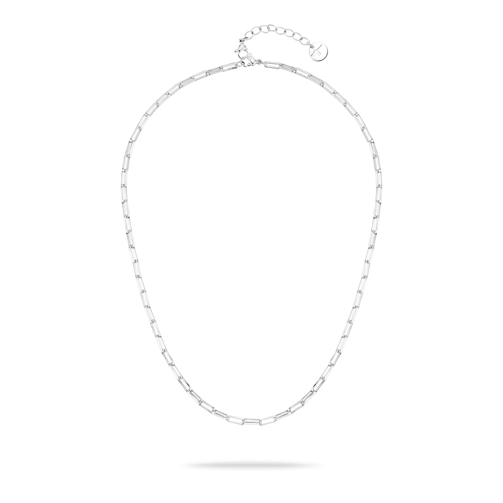 Die Tamaris Halskette - Modern Layering mit länglichen Silbergliedern und verstellbarem Verschluss ist ein schicker Damenschmuck, der zu jedem Stil passt und sich perfekt mit Ihren Lieblingsaccessoires von Tamaris kombinieren lässt.