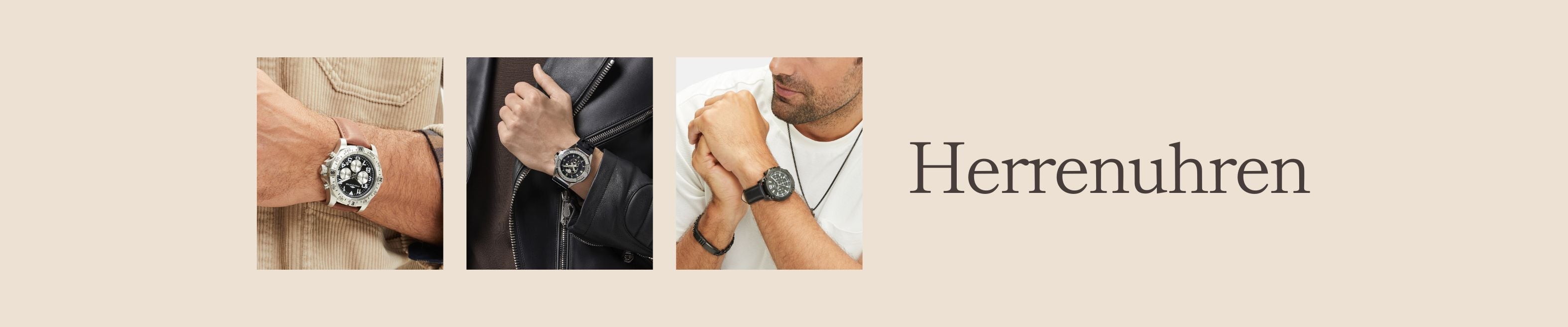 Herrenuhren Kollektion – moderne Armbanduhren für Herren mit sportlichen und eleganten Designs.