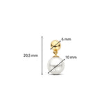 Ti Sento Milano Ohrhänger – The Elegant Pearl Pendant