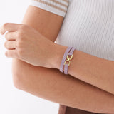 Fossil Armband – Heritage D-Link Lavendel