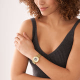 Fossil Armbanduhr – The Golden Milanaise