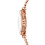 Fossil Armbanduhr - Mini Milanaise Rosé mit Perlmutterzifferblatt in roségold Seitenansicht