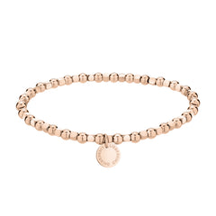 Liebeskind Berlin Armband bestehend aus roségoldenen, sich abwechselnden rund und eckigen Perlen; Produktbild