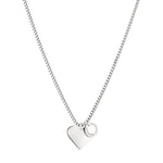 Liebeskind Berlin Kette mit Herzanhänger in der Farbe silber Zusatzbild