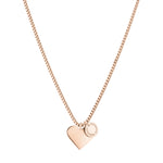 Liebeskind Berlin Kette mit Herzanhänger in der Farbe roségold Zusatzbild