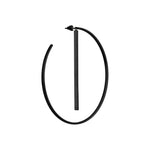 Liebeskind Berlin Creole mit abnehmbarem Stab, in der Farbe schwarz; Produktbild