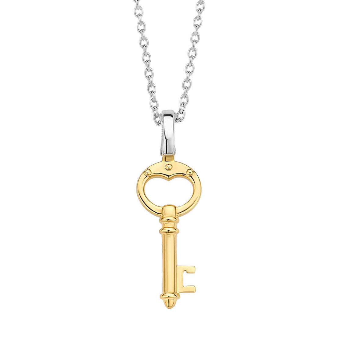 Ti Sento Milano Halskette - The Golden Key mit Schlüsselanhänger; bicolor Produktbild