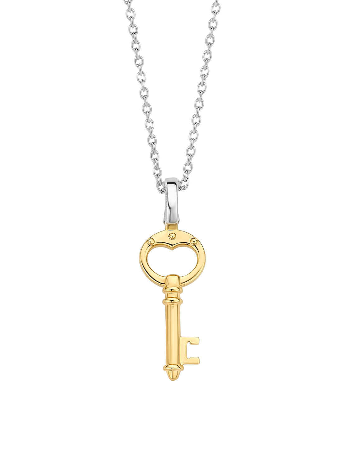 Ti Sento Milano Halskette - The Golden Key mit Schlüsselanhänger; bicolor Produktbild