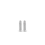 Ti Sento Milano Creole - The Sparkling Basic mit Zirkonia Pavé in der Farbe silber Frontansicht