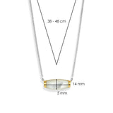 Ti Sento Milano Halskette – The Perlmutt Golden Pendant