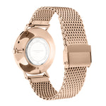 Liebeskind Berlin Armbanduhr - Keep Loving mit austauschbarem Edelstahlarmband; in der Farbe roségold Rückansicht