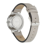 Liebeskind Berlin Armbanduhr - The Basic Must-Have mit austauschbarem Lederarmband; in der Farbe silber Rückansicht