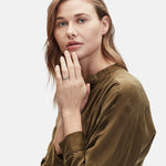 Liebeskind Berlin Ring - Chunky Chain in 54 in der Farbe silber Tragebild