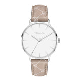 Tamaris Armbanduhr – The Beige Logo Leather