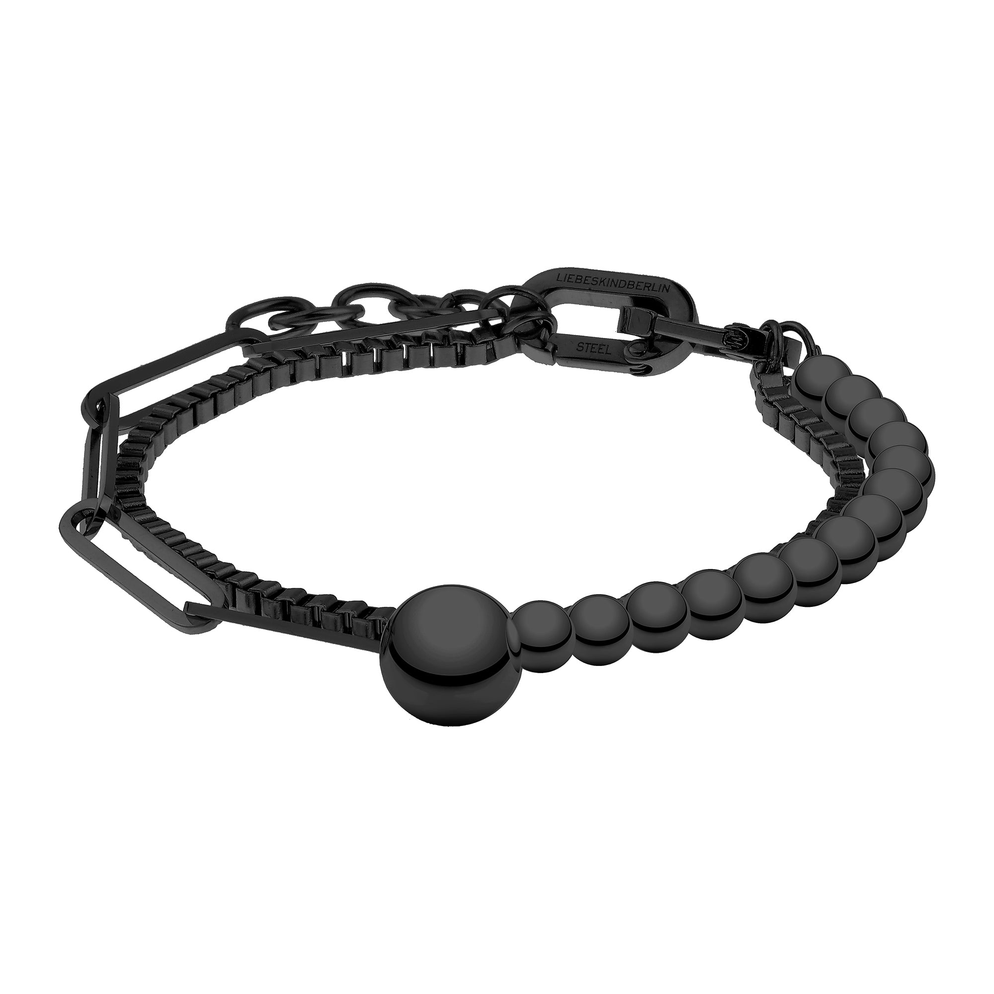 Liebeslind Berlin Armband - ArmbandxChoker; Ketten- und Kugelmix in der Farbe schwarz Produktbild