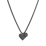 Liebeskind Berlin Halskette - Classy Heart mit gravierbarem Herzanhänger in der Farbe schwarz Produktbild