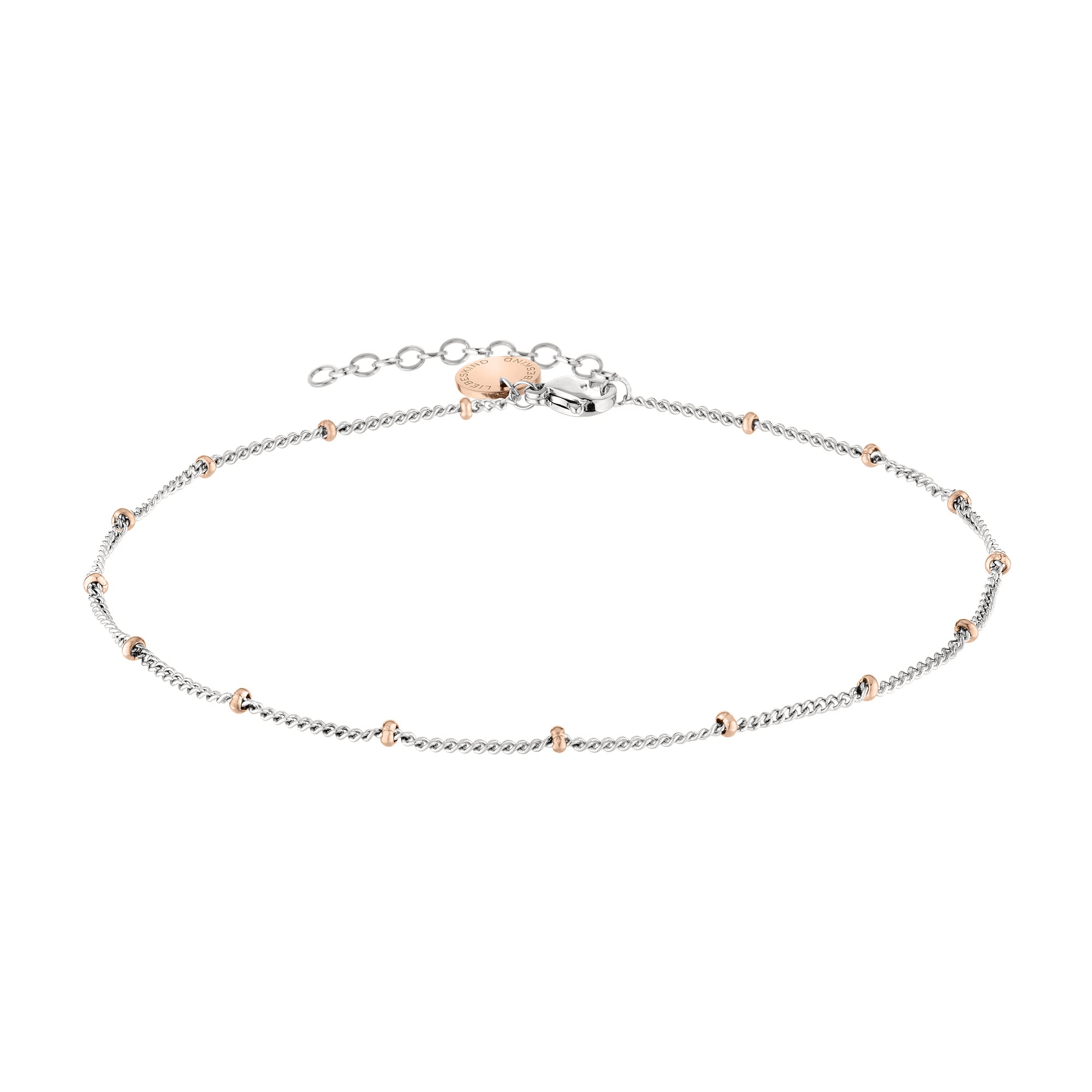 Liebeskind Berlin Fußkette - Basic mit Edelstahlbeads, bicolor Produktbild