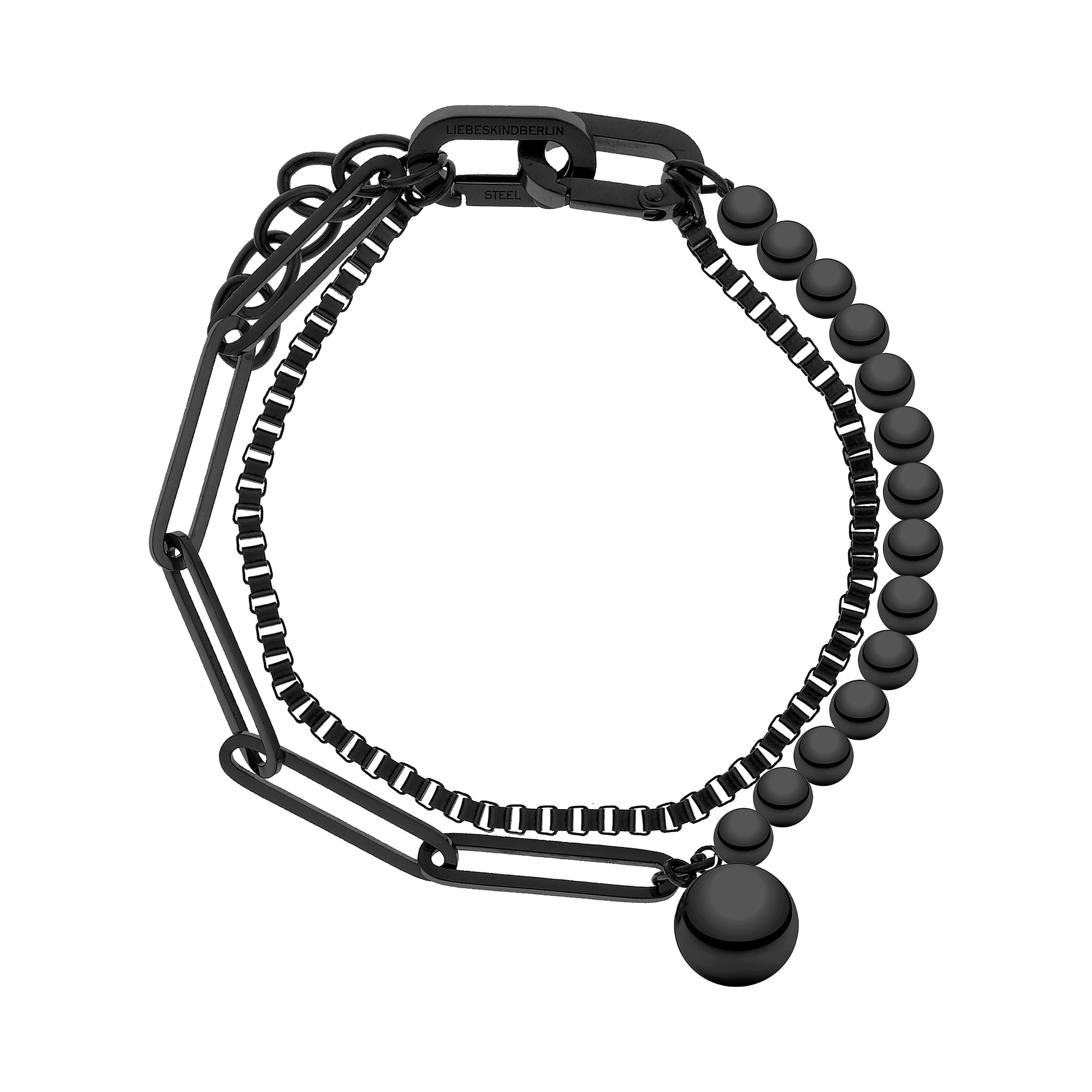 Liebeslind Berlin Armband - ArmbandxChoker; Ketten- und Kugelmix in der Farbe schwarz Produktbild