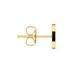 Liebeskind Berlin Ohrstecker - The Coin in der Farbe gold Seitenansicht