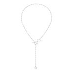 Liebeskind Berlin Halskette mit Gliederkette und T-Bar-Verschluss in der Farbe silber Zusatzbild