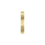 Liebeskind Berlin Ear Cuff - Basic; Creole in der Farbe gold Frontansicht