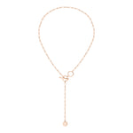 Liebeskind Berlin Halskette - The Pearl; individuell verstellbar in der Farbe roségold Produktbild