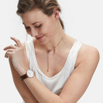 Liebeskind Berlin Ear Cuff - Basic; Creole in der Farbe roségold Tragebild