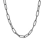 Liebeskind Berlin Halskette; verstellbare Y-Gliederkette mit T-Bar Verschluss in der Farbe schwarz; Länge 40cm Zusatzbild