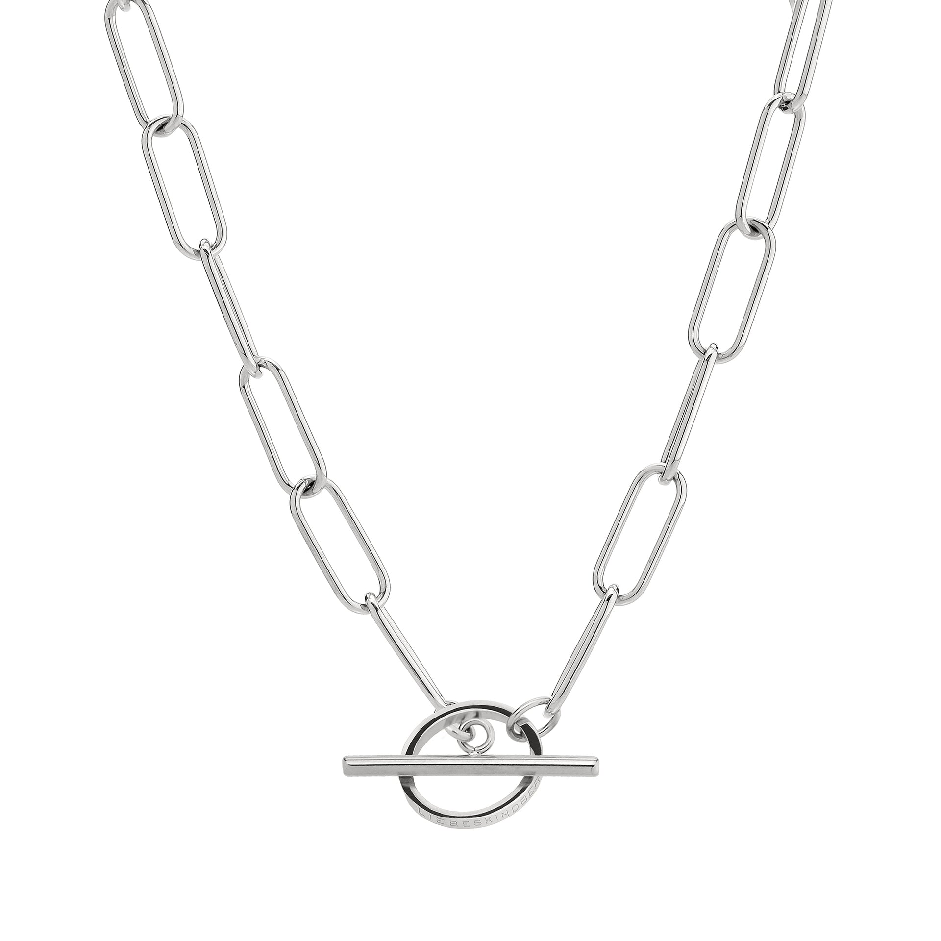 Liebeskind Berlin Halskette LJ 1632 N 55 aus Edelstahl in Silber