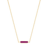 Ania Haie Halskette – The Purple Emaille Pendant