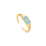 Ania Haie Ring – Bright Blue Future verstellbar