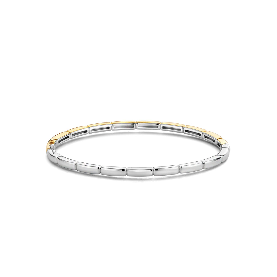 Ti Sento Milano Armband - The Timeless Classic; mit eleganten Gliedern und polierter Oberfläche in der Farbe gold und silber Produktbild 