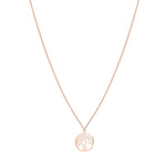 Tamaris Halskette mit feiner Kette und Anhänger mit Lebensbaum-Motiv in der Farbe roségold Produktbild