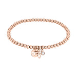 Tamaris Beads-Armband mit Blütenanhänger und Zirkoniastein in der Farbe roségold Produktbild
